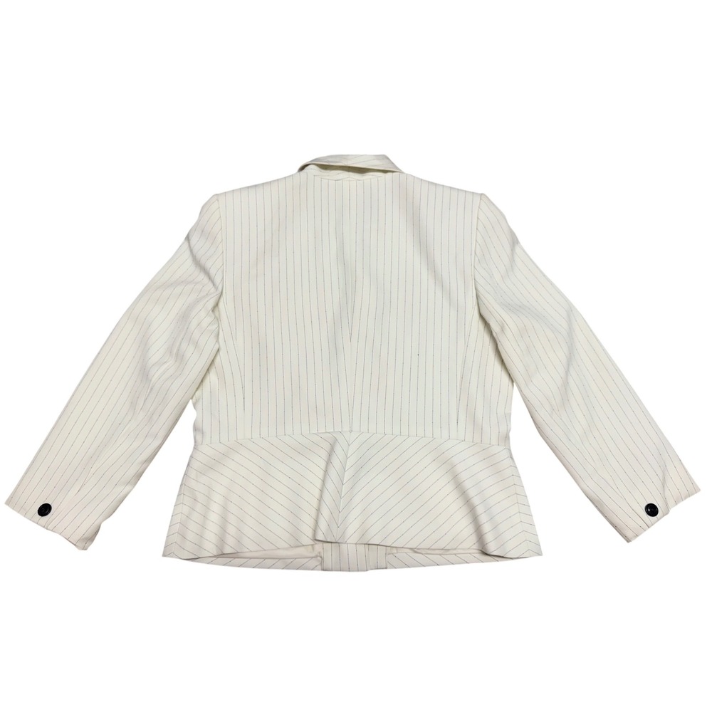 First Issue Liz Claiborne Blazer Jacket Striped Career Women's Size 14 - Picture 2 of 7